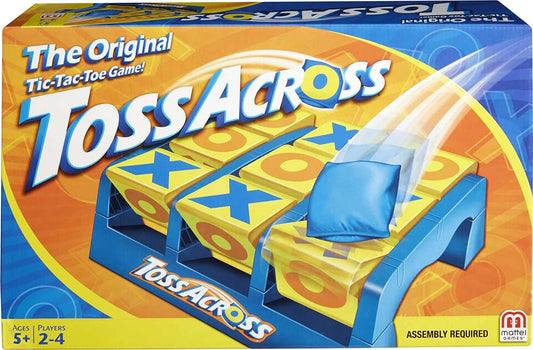 Toss across Kids Outdoor Game, Bean Bag Throw for Camping & Family Nights, Get 3-In-A-Row for 2 to 4 Players