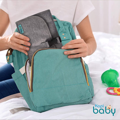 Portable Diaper Changing Pad, Portable Changing Pad for Newborn Girl & Boy - Baby Changing Pad with Smart Wipes Pocket – Waterproof Travel Changing Kit - Baby Gift by