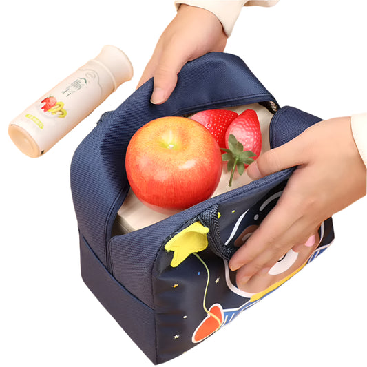 Cute Insulation Lunch Box Portable Fridge Thermal Bag Kid'S School Thermal Insulated Lunch Box Tote 3D Cartton Pattern Bento Bag